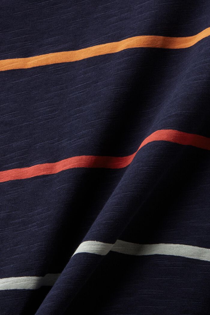 Striped Long Sleeve Top, NAVY, detail image number 5