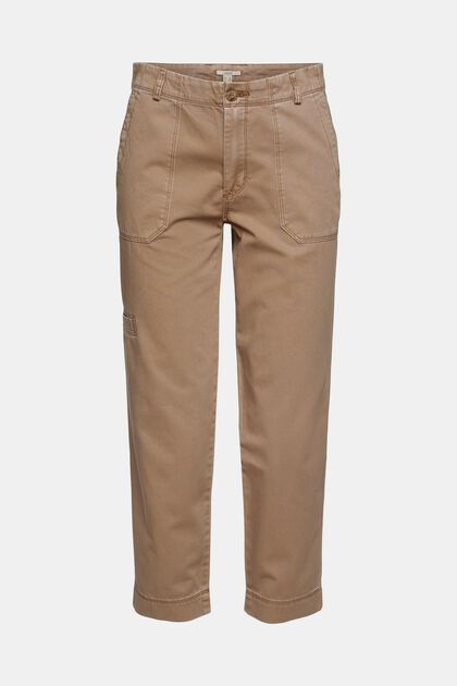 Capri trousers in pima cotton