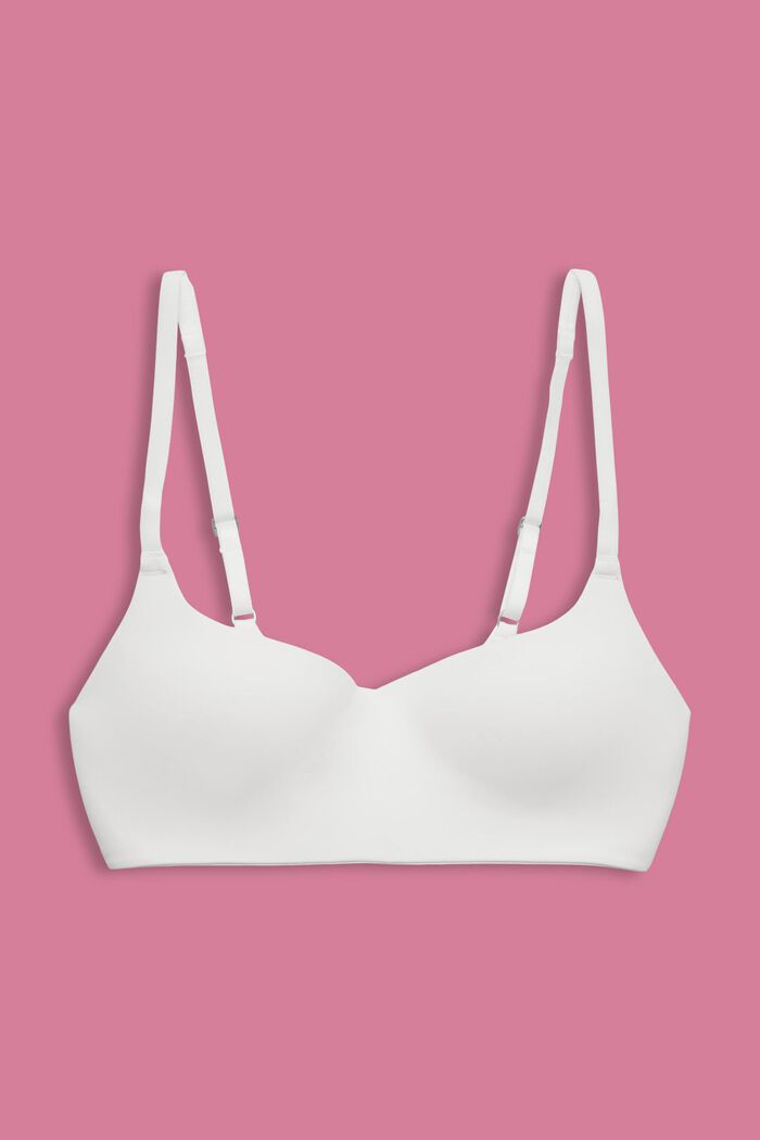 ESPRIT - Recycled: microfibre padded bra at our online shop