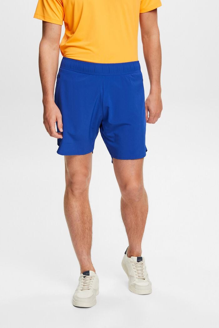 Active shorts with zip pockets, BRIGHT BLUE, detail image number 0