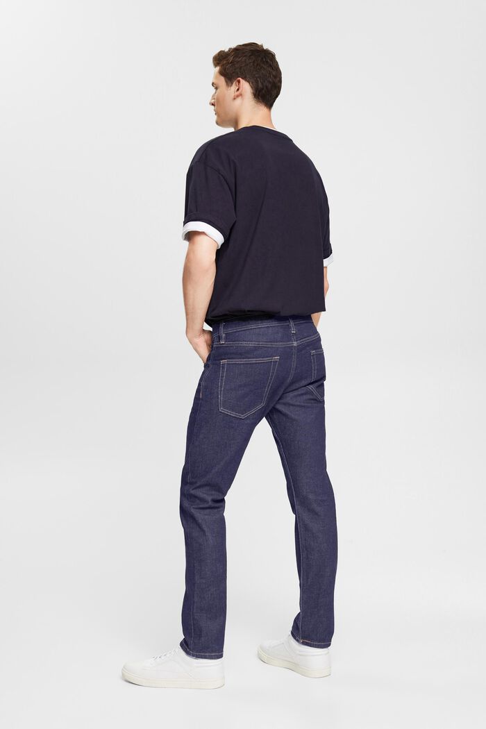 Stretch jeans containing organic cotton, BLUE RINSE, detail image number 3