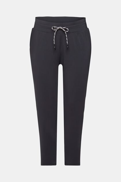 Cropped jersey joggers with E-DRY