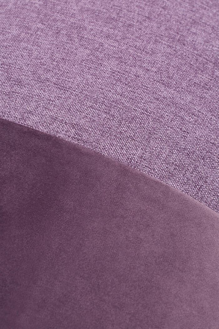 Mixed material cushion cover with micro-velvet, LILAC, detail image number 2