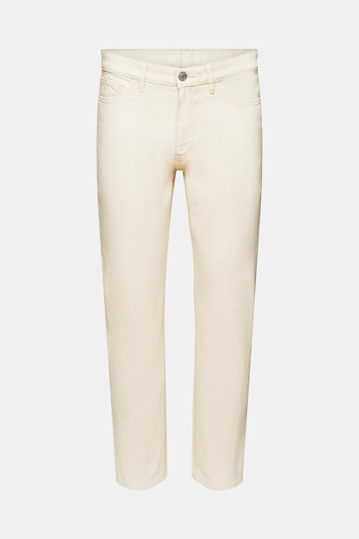 Mid-Rise Regular Tapered Jeans, OFF WHITE, detail image number 6