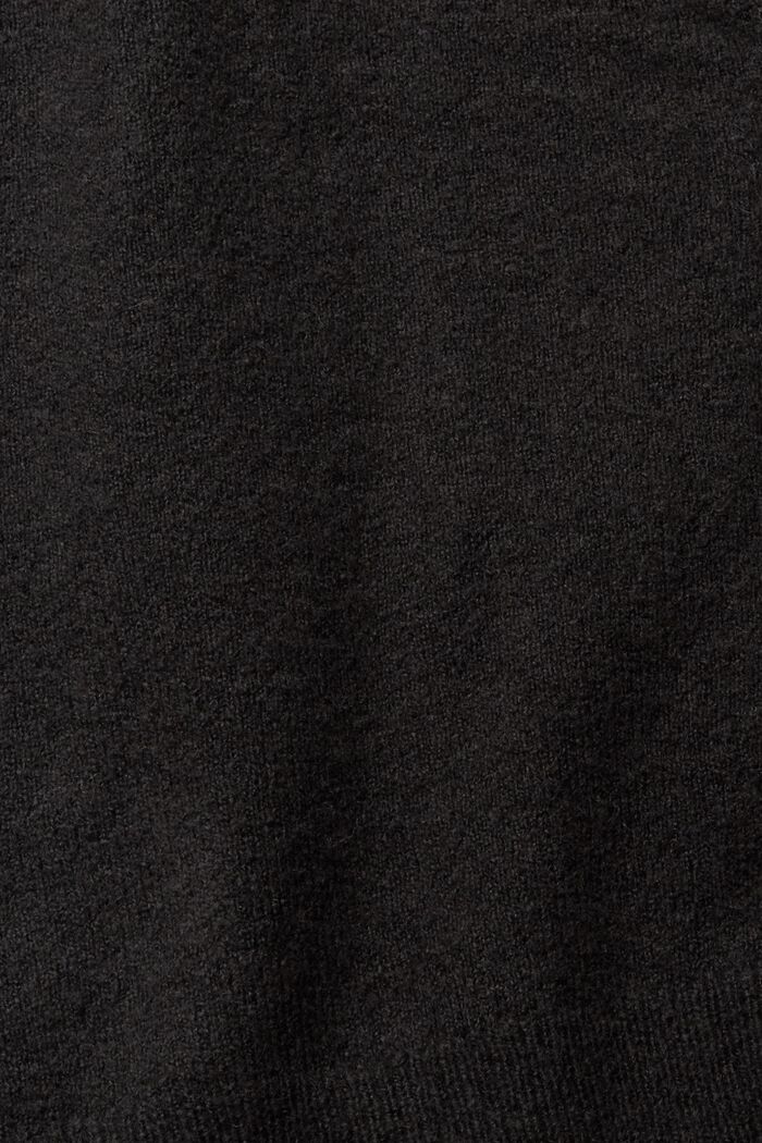 Wool blend cardigan, BLACK, detail image number 1