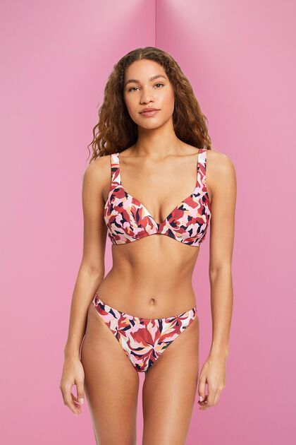 Carilo beach bikini bottoms with floral print