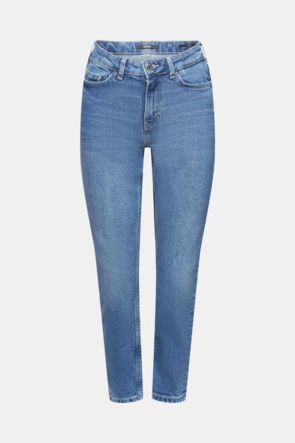 High-rise kick flare jeans, BLUE MEDIUM WASHED, overview