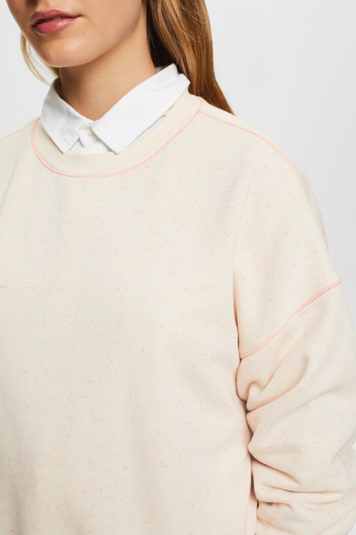 ESPRIT - Sprinkled sweatshirt, cotton blend at our online shop