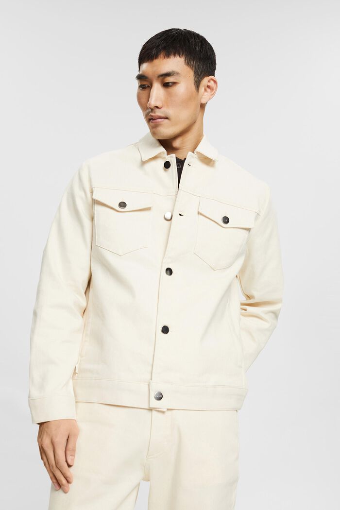 Denim jacket in organic cotton