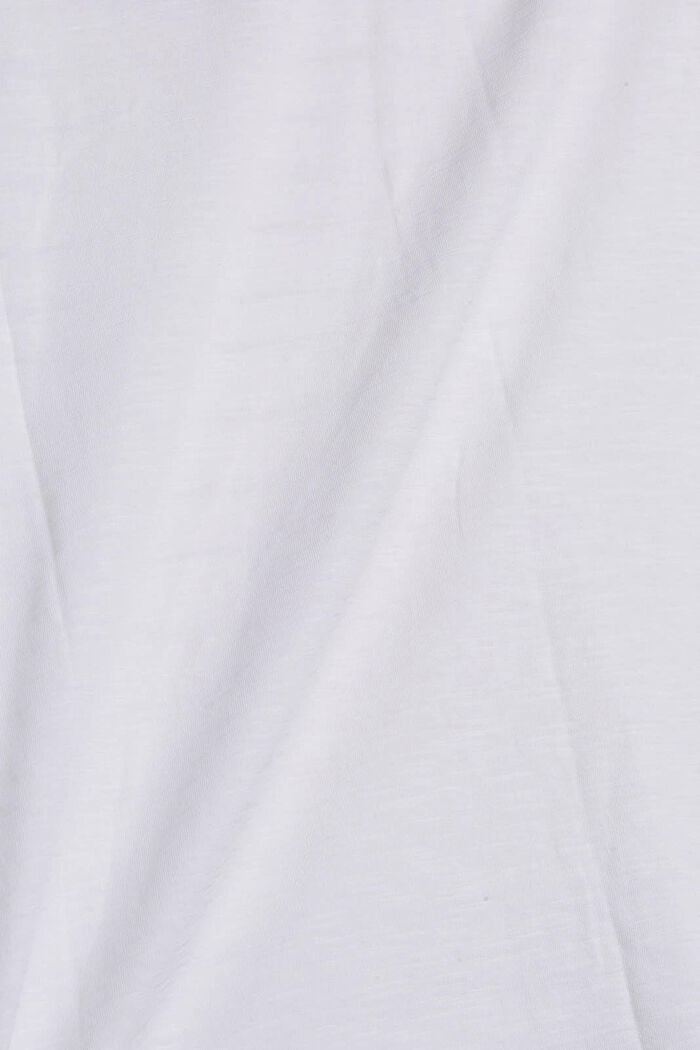 Printed T-shirt, 100% cotton, WHITE, detail image number 4