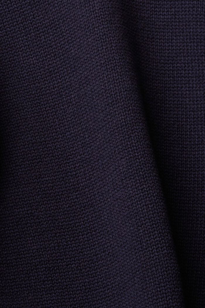 Knitted turtleneck jumper, NAVY, detail image number 1