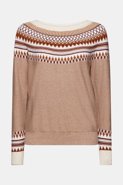 Cotton Jacquard Sweater