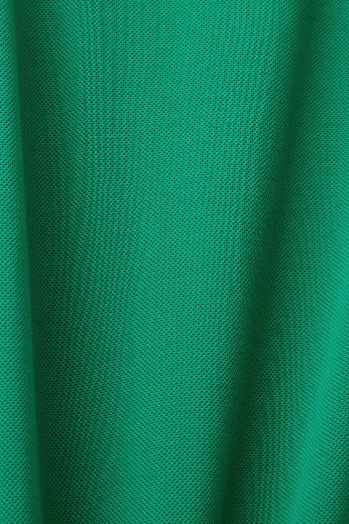 Cotton pique polo shirt, GREEN, detail image number 5