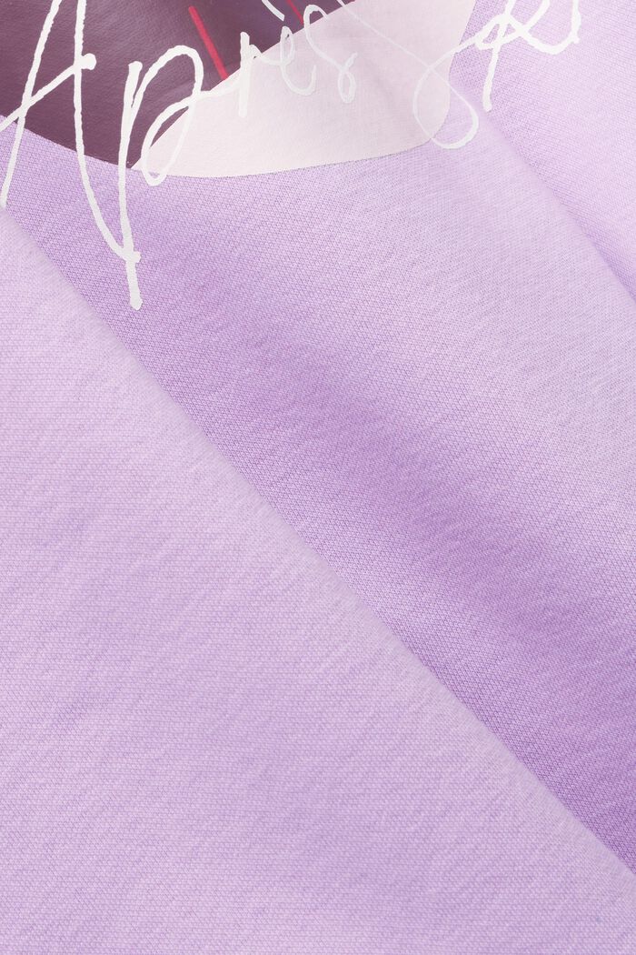 Front print Sweatshirt, VIOLET, detail image number 5