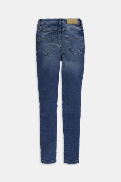 Stretch jeans available in different widths with an adjustable waistband