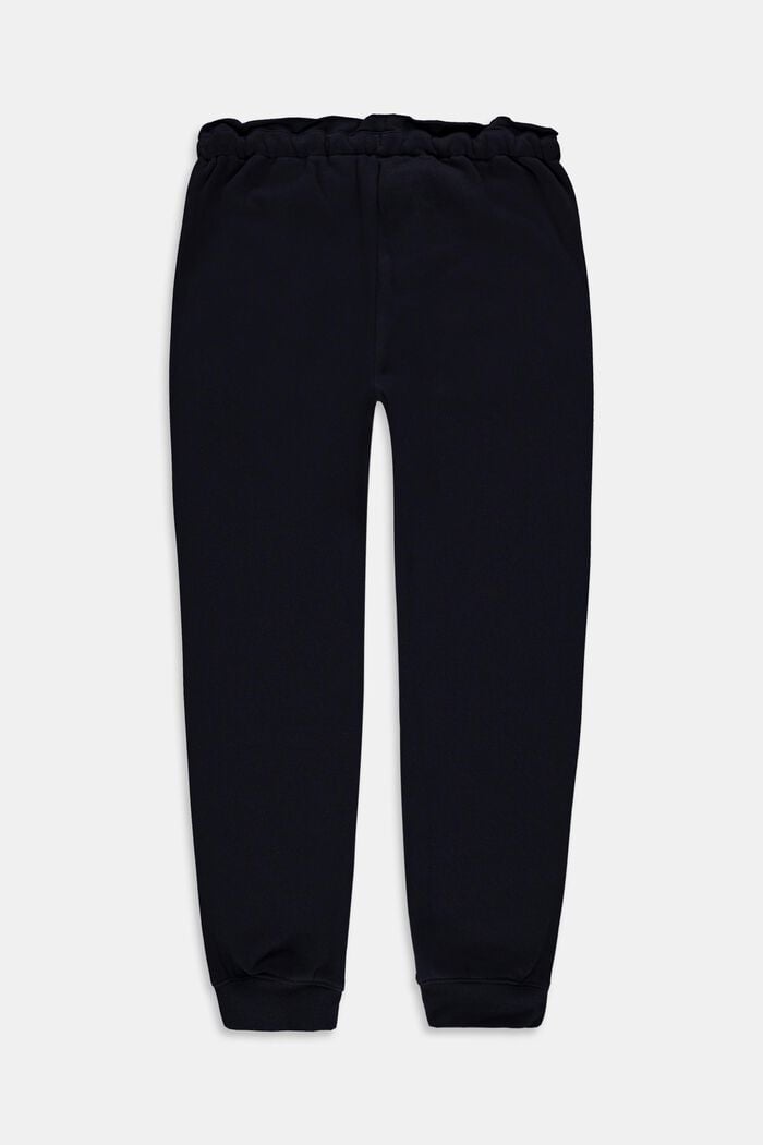 Tracksuit bottoms with a washed finish, 100% cotton