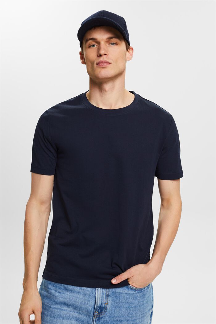 Organic Cotton Jersey T-Shirt, NAVY, detail image number 0