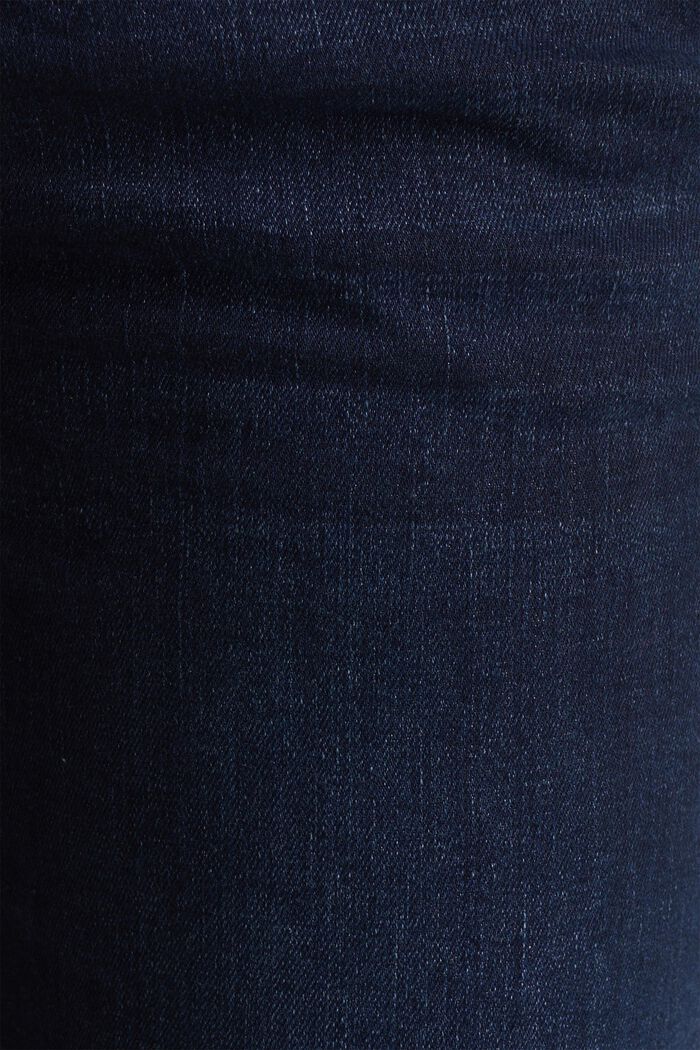Stretch jeans with an over-bump waistband, DARK WASHED, detail image number 2