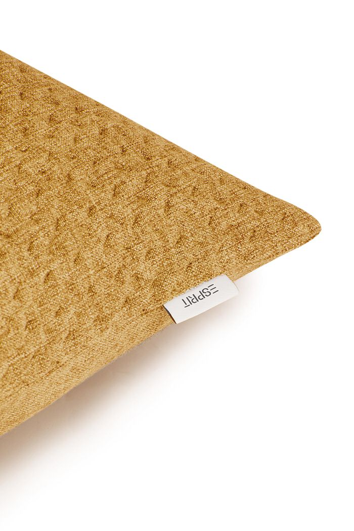Structured Cushion Cover, MUSTARD, detail image number 1