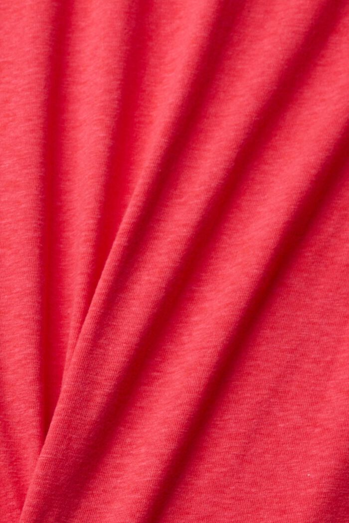 Balloon sleeve top, RED, detail image number 1