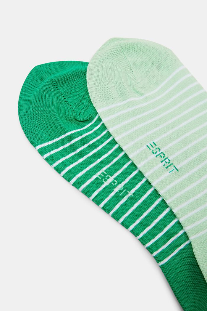 2-Pack Striped Chunky Knit Socks, GREEN/MINT, detail image number 2