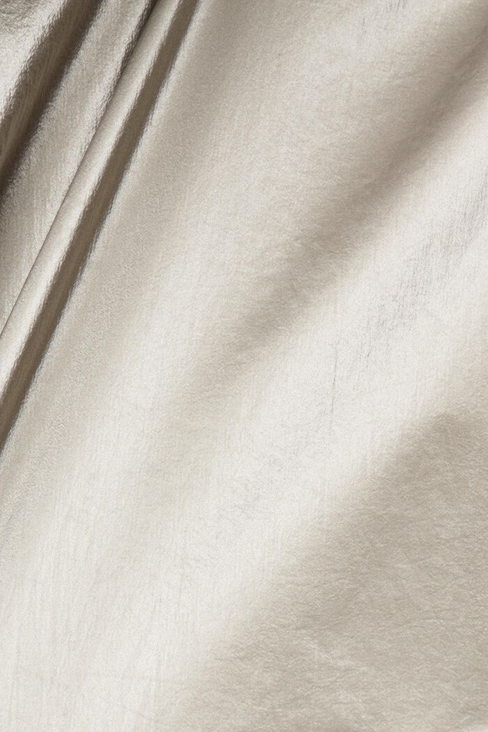 Metallic sheen jacket with a hood, TAUPE, detail image number 6