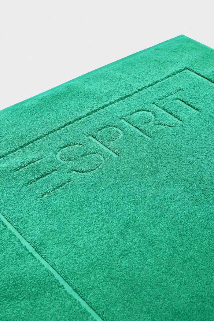 Terrycloth bath mat made of 100% cotton, OCEAN TEAL, detail image number 2