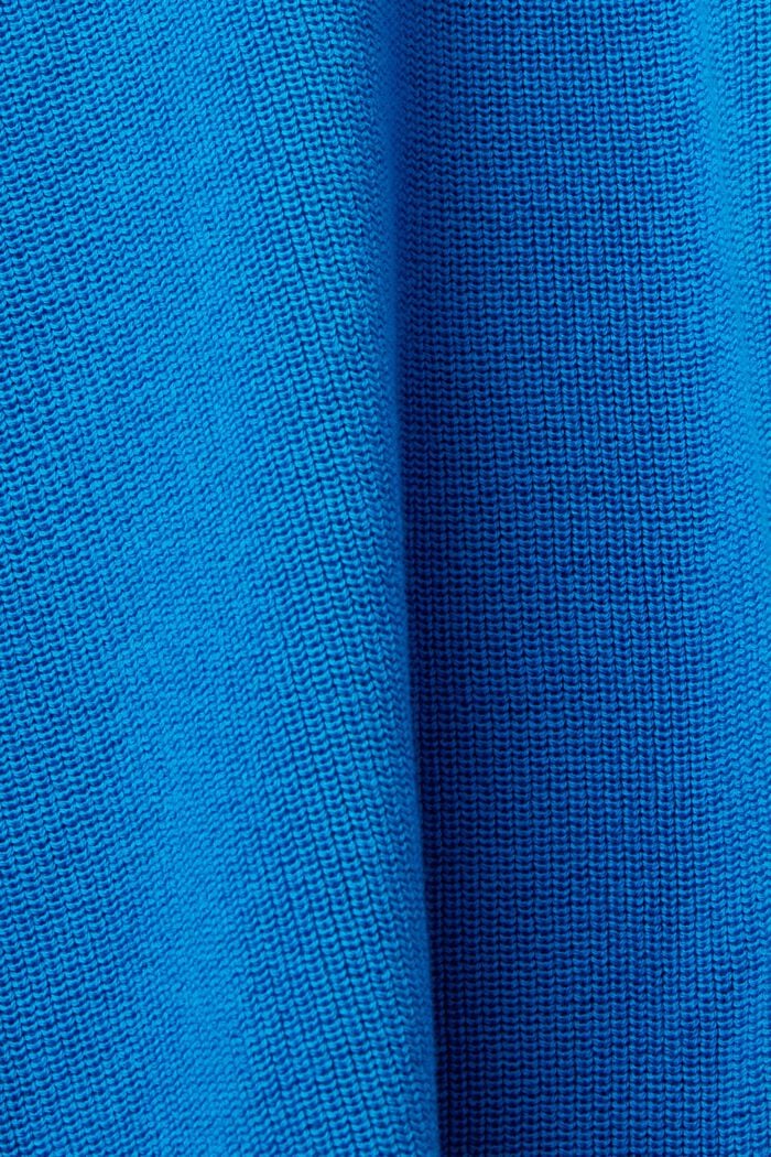 Batwing jumper, 100% cotton, BLUE, detail image number 4