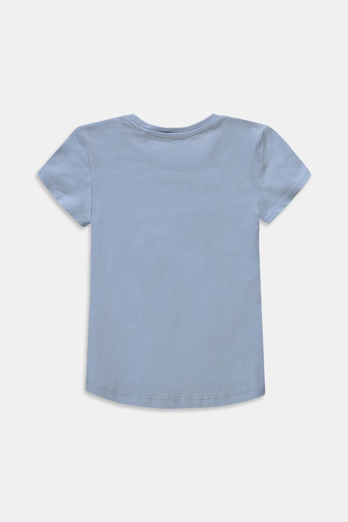 Glitter print T-shirt, BLUE LAVENDER, detail image number 1
