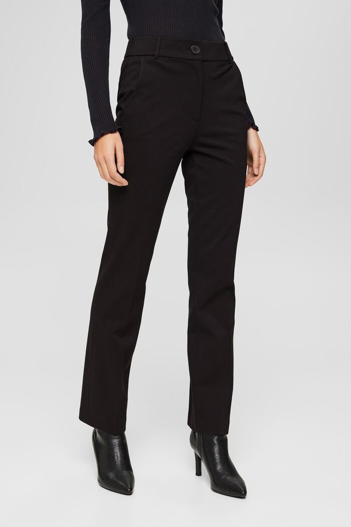 PUNTO mix + match bootcut trousers, BLACK, detail image number 0