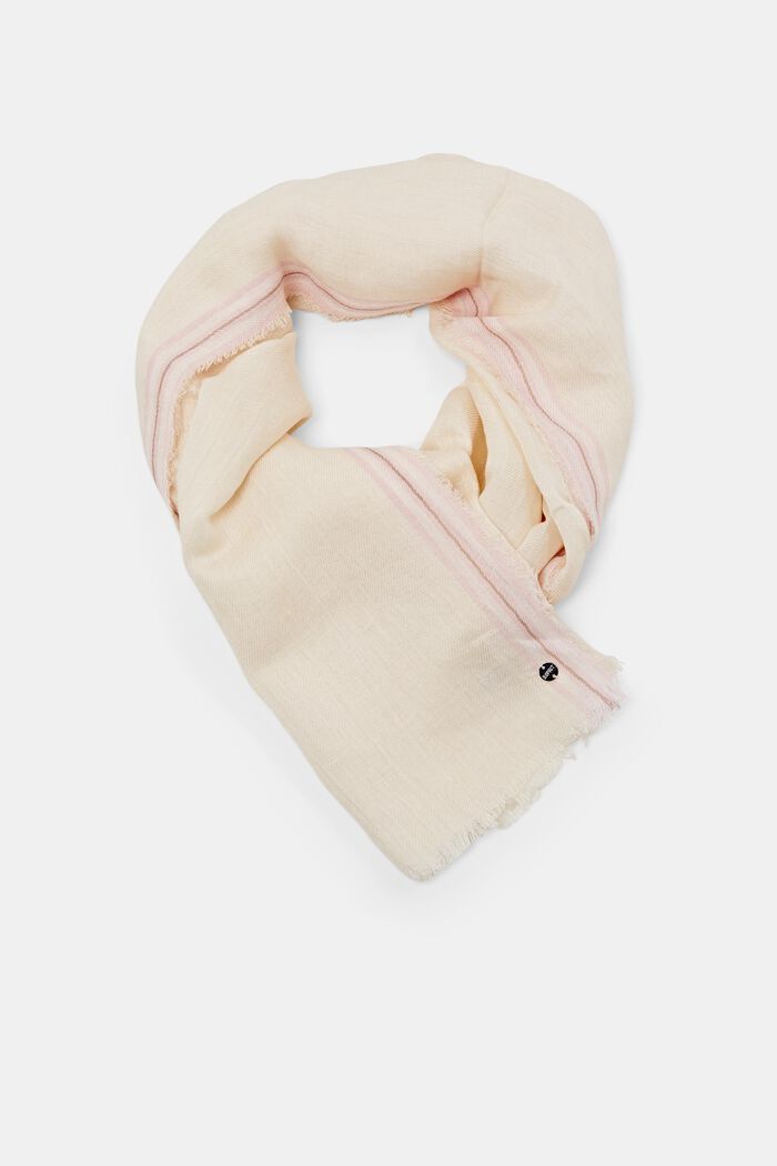Twill scarf, OFF WHITE, detail image number 0