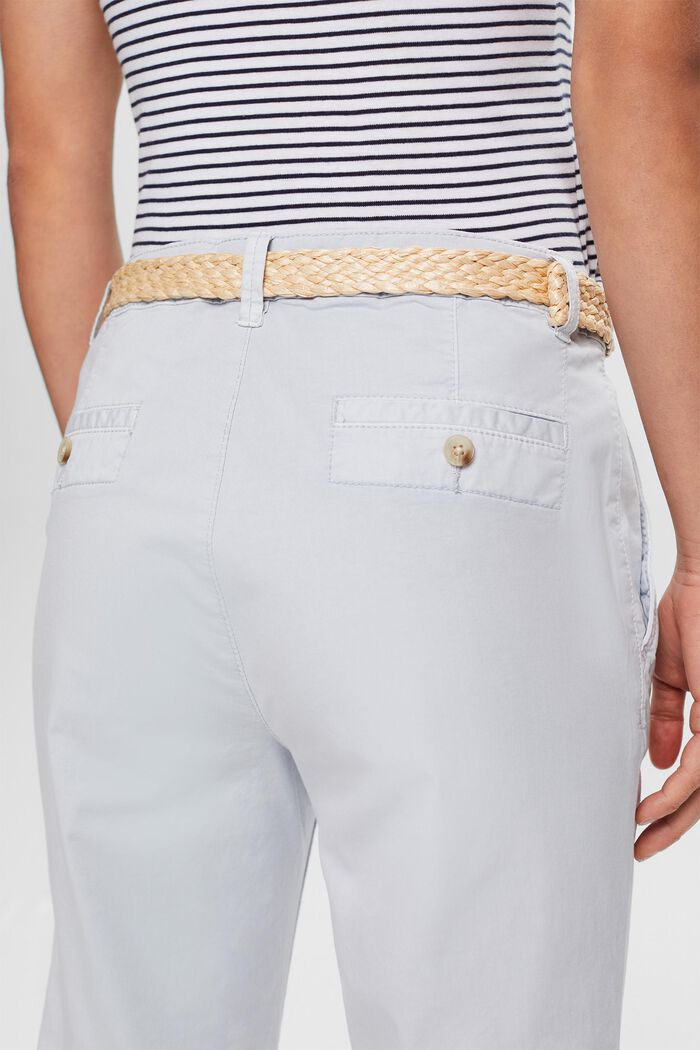 Belted Chino, LIGHT BLUE, detail image number 4