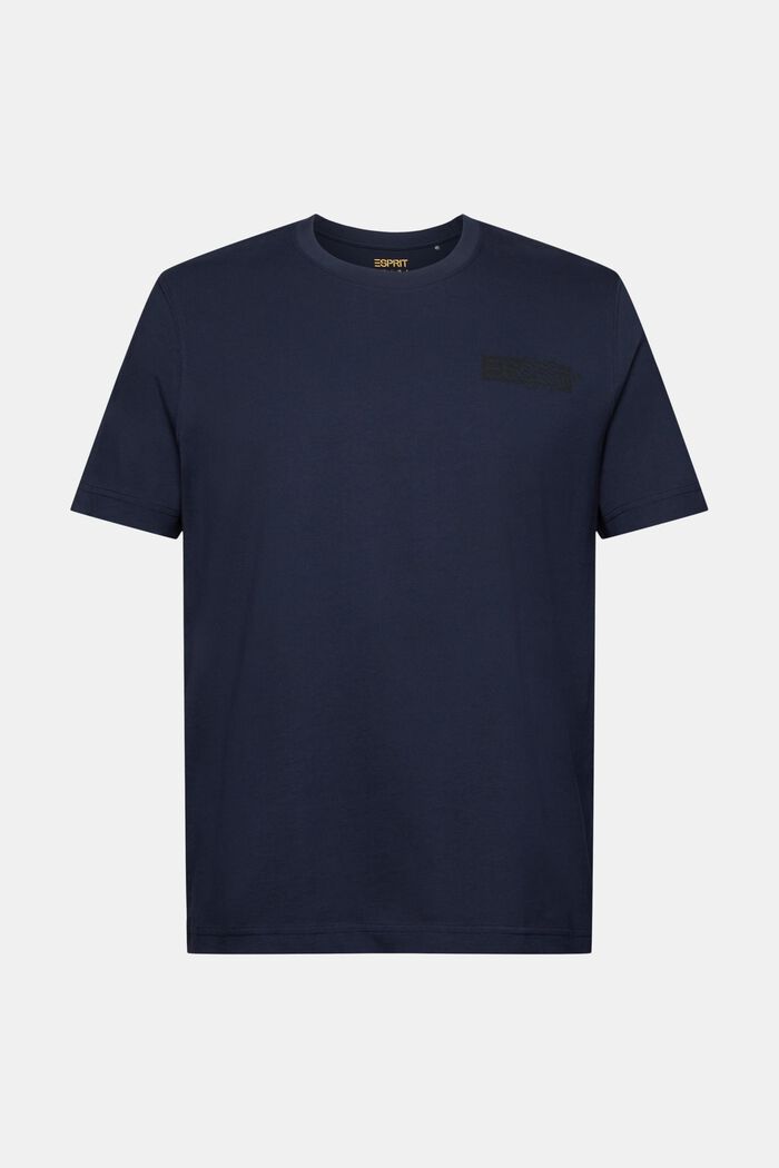 Graphic Cotton Jersey T-Shirt, NAVY, detail image number 6