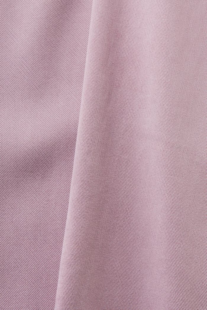 Cropped Twill Joggers, MAUVE, detail image number 7