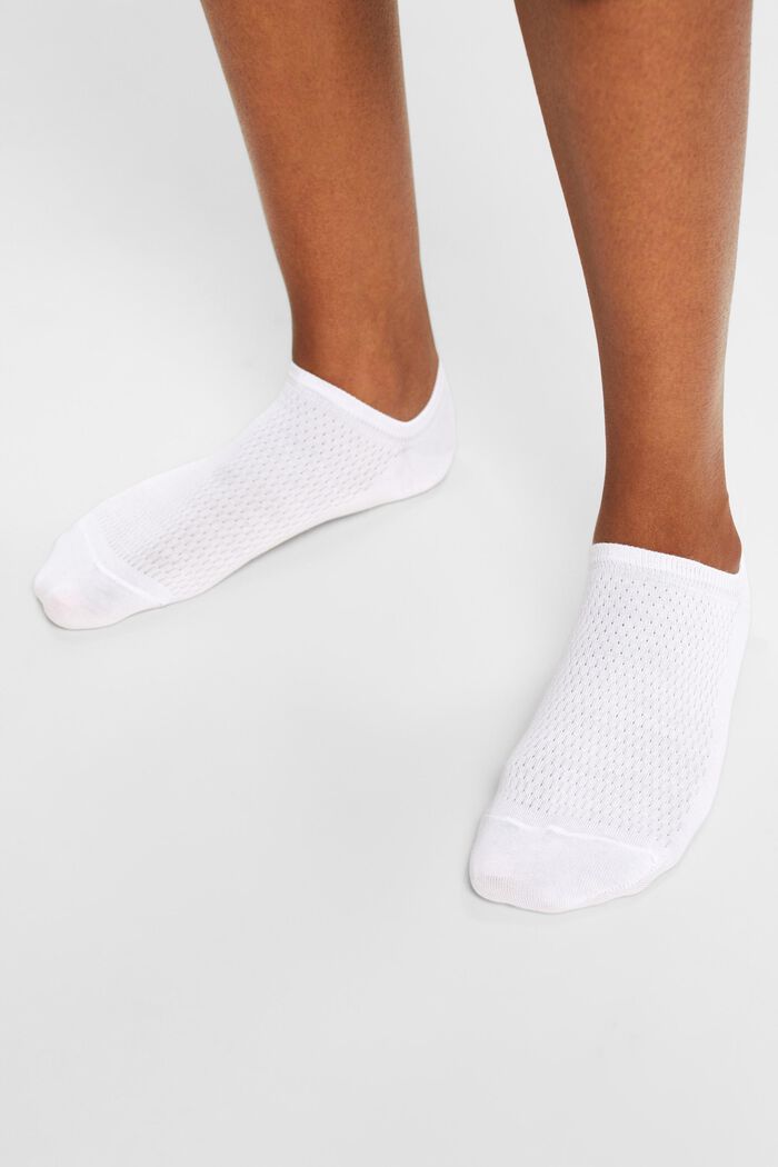 2-Pack Sneaker Socks, WHITE, detail image number 1