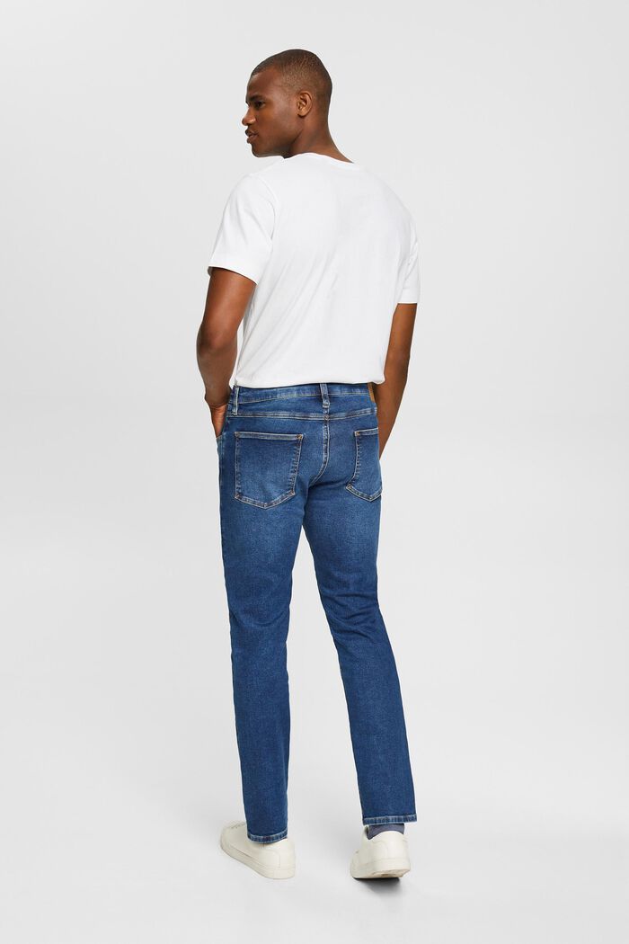 Mid-Rise Slim Jeans, BLUE MEDIUM WASHED, detail image number 5