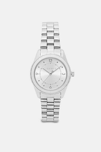 Stainless steel watch with a ceramic bezel
