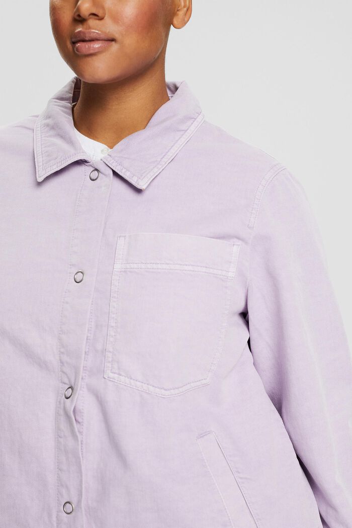 CURVY overshirt made with TENCEL™, LILAC, detail image number 2