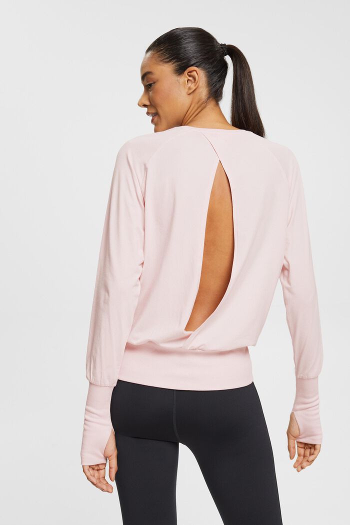 Long sleeve top with thumb holes, LIGHT PINK, detail image number 5