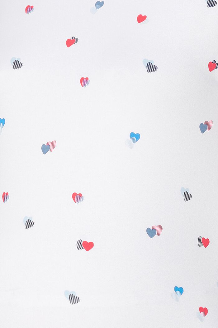 Heart print t-shirt, BRIGHT WHITE, detail image number 3
