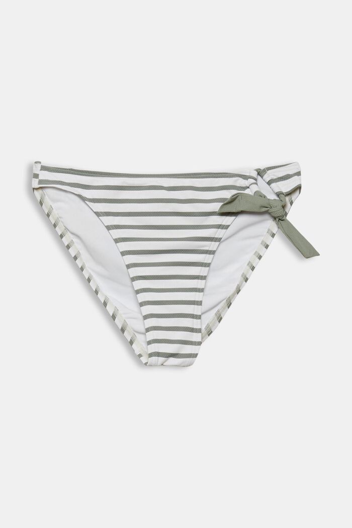 Recycled: striped bikini briefs