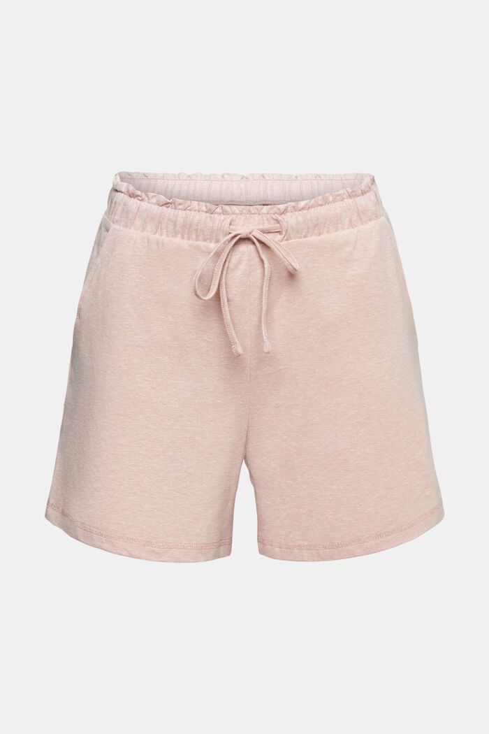 Jersey shorts with elasticated waistband, OLD PINK, detail image number 2