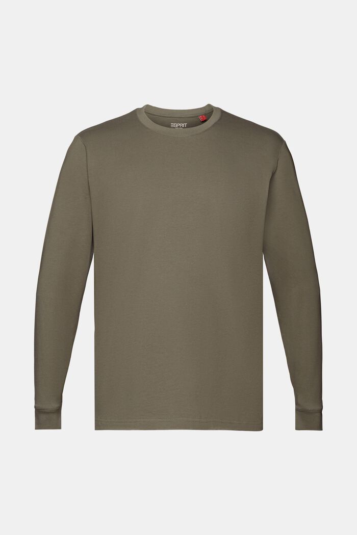 Jersey long sleeve, 100% cotton, GUNMETAL, detail image number 5
