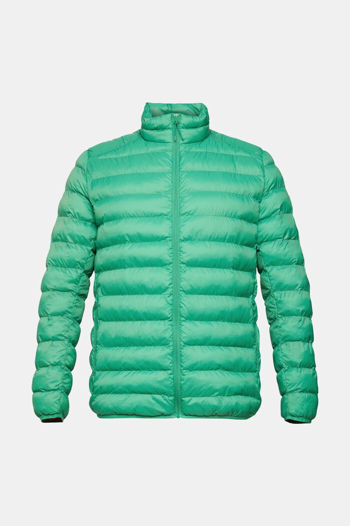Quilted jacket, GREEN, overview