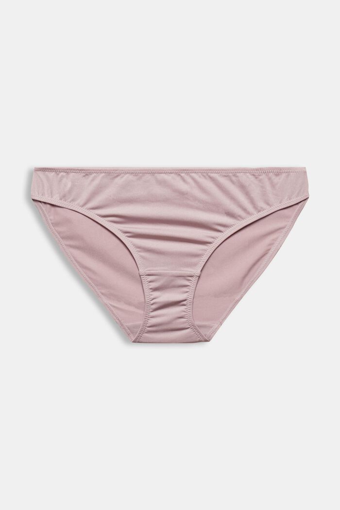 Recycled: microfibre hipster briefs, OLD PINK, overview