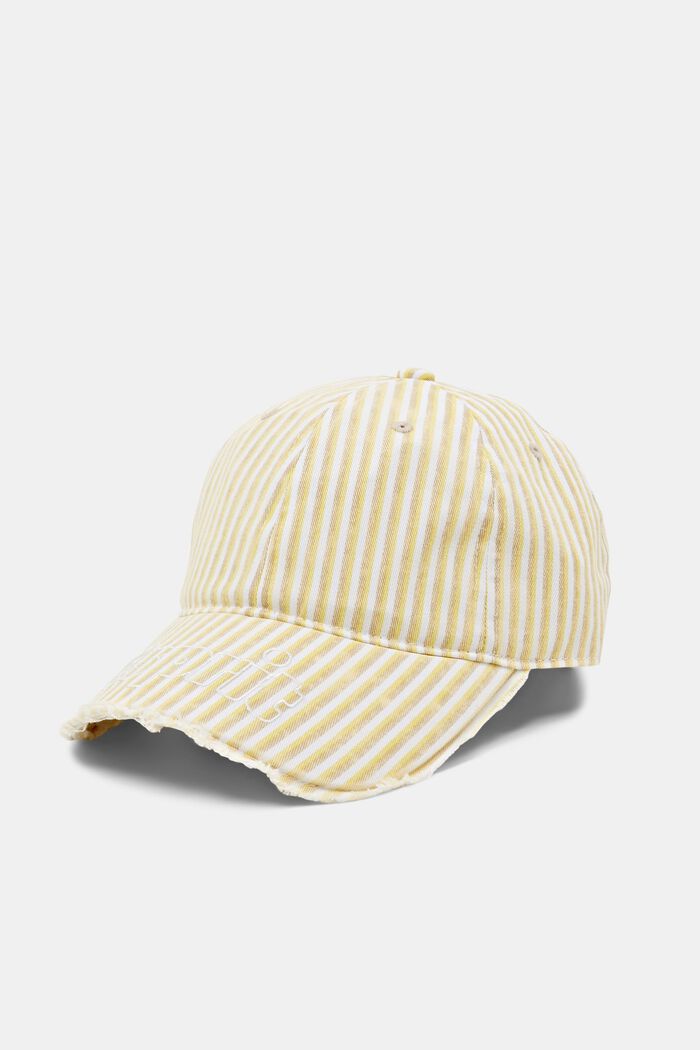 Striped logo baseball cap, OFF WHITE, detail image number 0