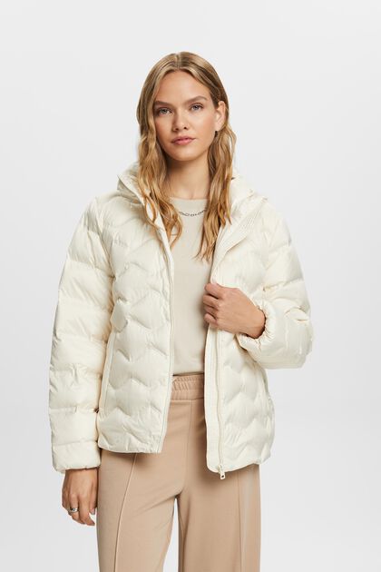 Recycled: quilted puffer jacket