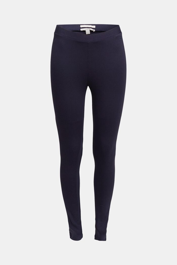 Leggings with organic cotton, NAVY, detail image number 0