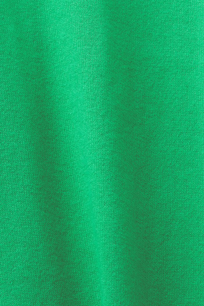 Mock Neck Sweater, GREEN, detail image number 4