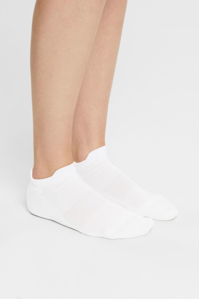 Double pack of trainer socks with a towelling sole